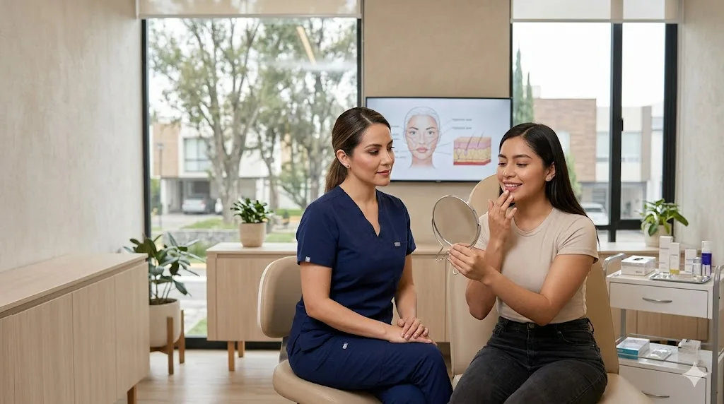 ¿Qué especialista realiza peelings químicos?